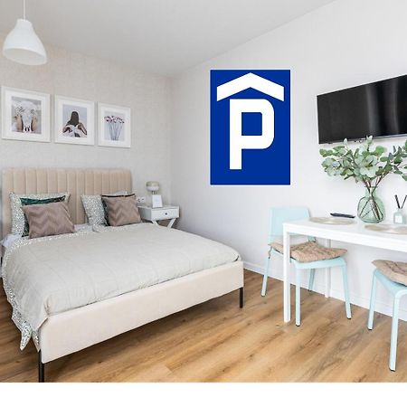 Superapart Wilenska Studio Z Parkingiem Warschau Zimmer foto
